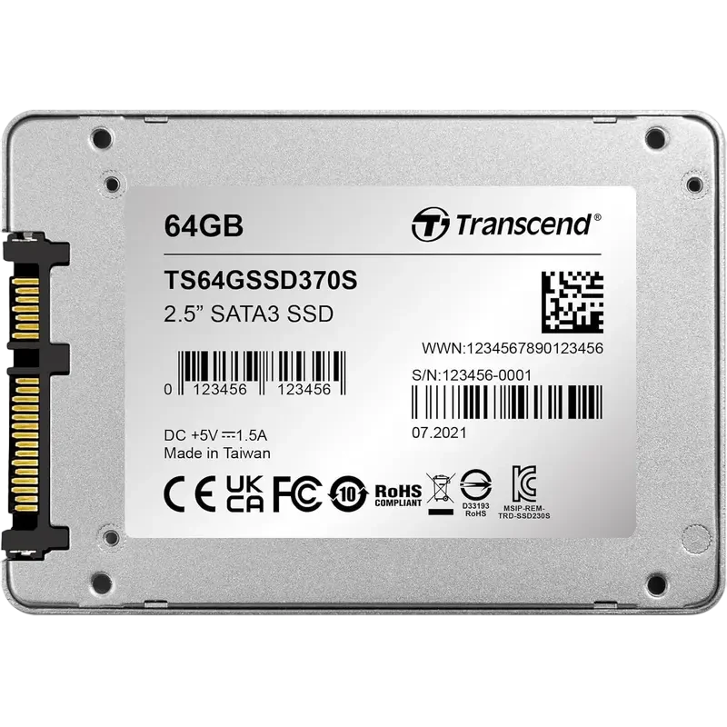 Unitate SSD Transcend SSD370S, 64 GB, TS64GSSD370S 3