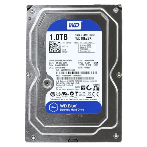 Жесткий диск Western Digital Caviar Blue, 3.5", 1ТБ (WD10EZEX)