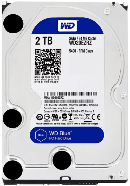 Жесткий диск Western Digital Blue 2Tb (WD20EZAZ)
