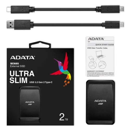 SSD extern Adata SC685 500Gb Black
