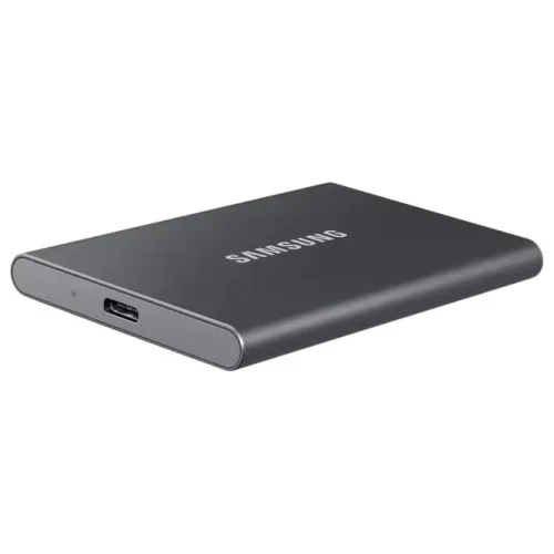 Внешний портативный SSD-накопитель Samsung Portable SSD T7, 1 TB, Grey (MU-PC1T0T/WW)