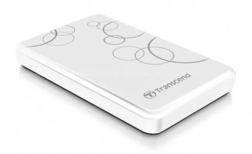 Внешний жесткий диск Transcend StoreJet 25A3 1Tb White