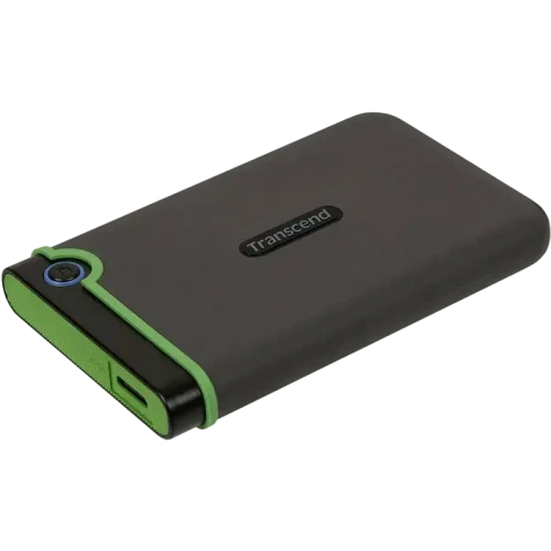 Внешний портативный жесткий диск Transcend StoreJet 25M3S, 1 TБ, Iron Gray