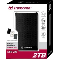 HDD portabil extern Transcend StoreJet 25A3, 2 TB, Black 6