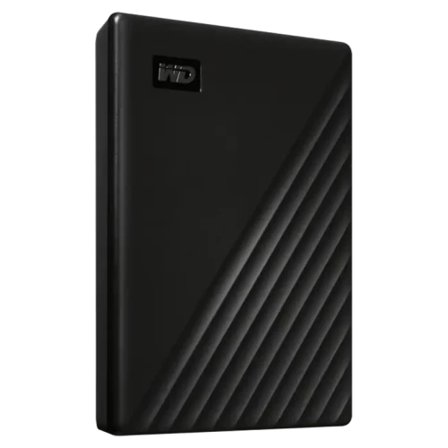 Внешний портативный жесткий диск Western Digital WD My Passport, 2ТБ, Чёрный