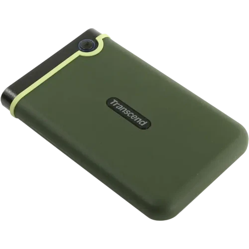 Внешний портативный жесткий диск Transcend StoreJet 25M3G, 2 ТБ, Military Green