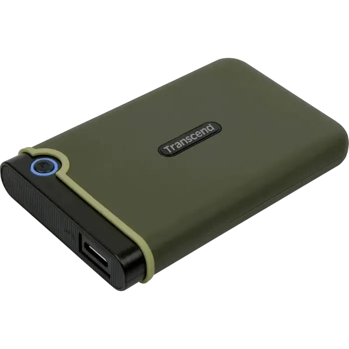 HDD portabil extern Transcend StoreJet 25M3G, 2 TB, Military Green 3