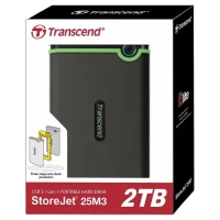 HDD portabil extern Transcend StoreJet 25M3S, 2 TB, Iron Gray 5