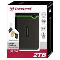 Внешний портативный жесткий диск Transcend StoreJet 25M3C, 2 ТБ, Iron Gray 5