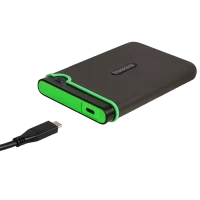 Внешний портативный жесткий диск Transcend StoreJet 25M3C, 2 ТБ, Iron Gray 3