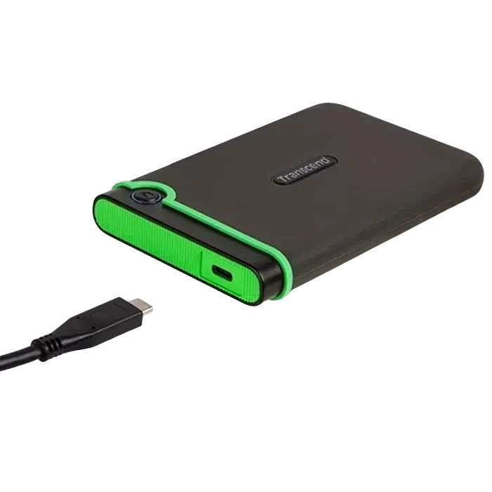 Внешний портативный жесткий диск Transcend StoreJet 25M3C, 2 ТБ, Iron Gray 3