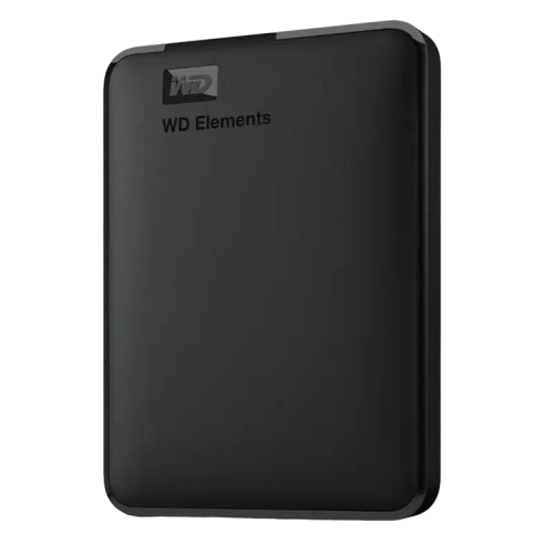 Внешний портативный жесткий диск Western Digital WD Elements, 4 TБ, Black