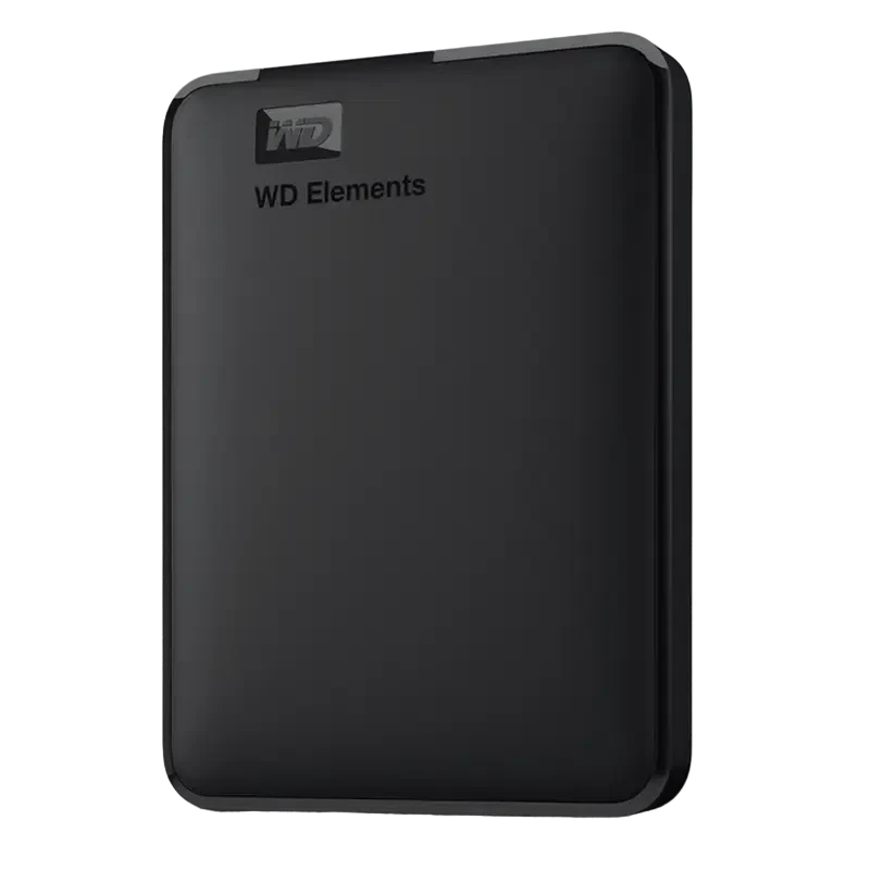 HDD portabil extern Western Digital WD Elements, 4 TB, Black 3