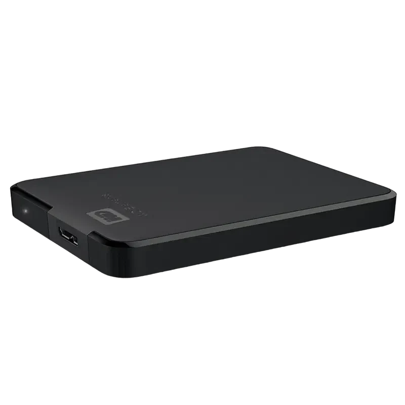 HDD portabil extern Western Digital WD Elements, 4 TB, Black 5
