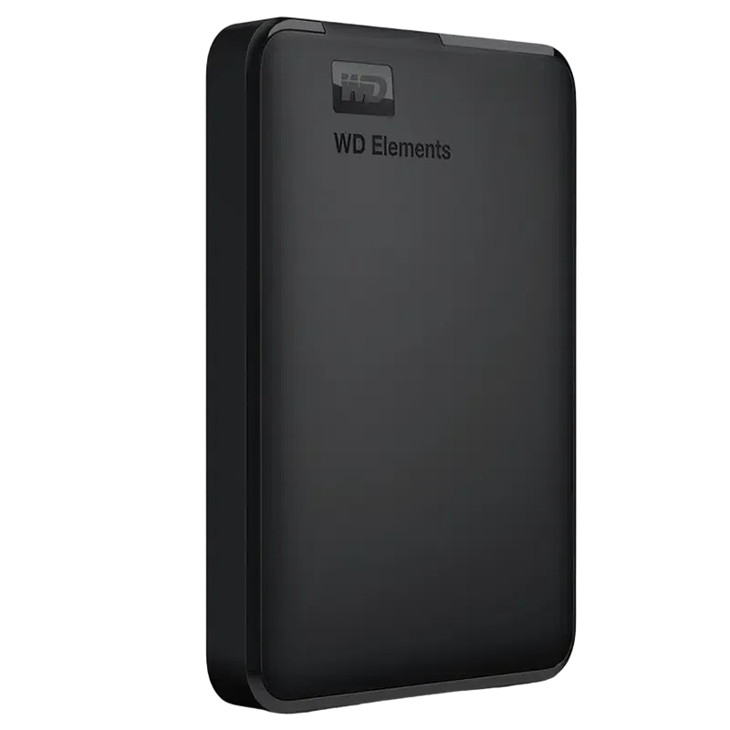 HDD portabil extern Western Digital WD Elements, 4 TB, Black 2