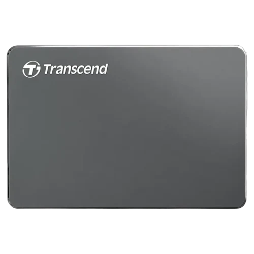 Внешний портативный жесткий диск Transcend StoreJet 25C3, 2 ТБ, Gray