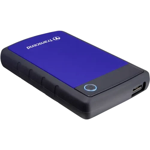 Внешний портативный жесткий диск Transcend StoreJet 25H3B, 2 ТБ, Marine Blue