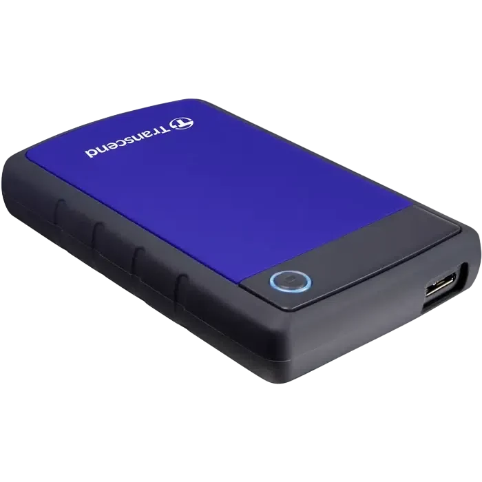 Внешний портативный жесткий диск Transcend StoreJet 25H3B, 2 ТБ, Marine Blue 4