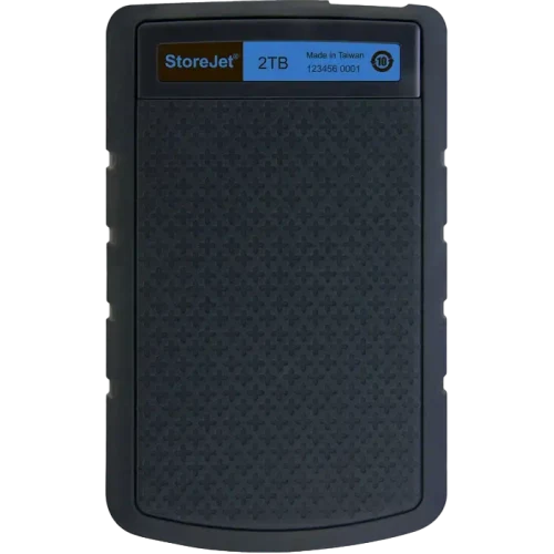 Внешний портативный жесткий диск Transcend StoreJet 25H3B, 2 ТБ, Marine Blue