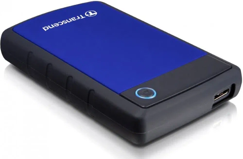 Hard disk extern Transcend StoreJet 25H3B, 4 TB, Albastru