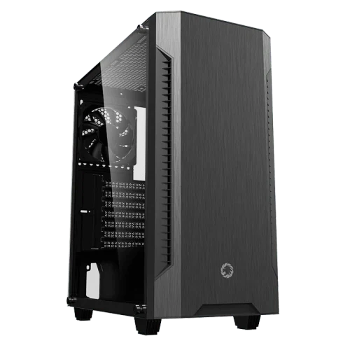 Case ATX GAMEMAX Fortress TG, w/o PSU, 3x120mm fans, PWM Controller, Tempered Glass, USB3.0, Black
