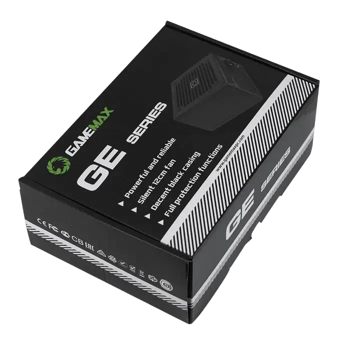 Блок питания для компьютеров Gamemax GE-700, 700 Вт, Черный 2