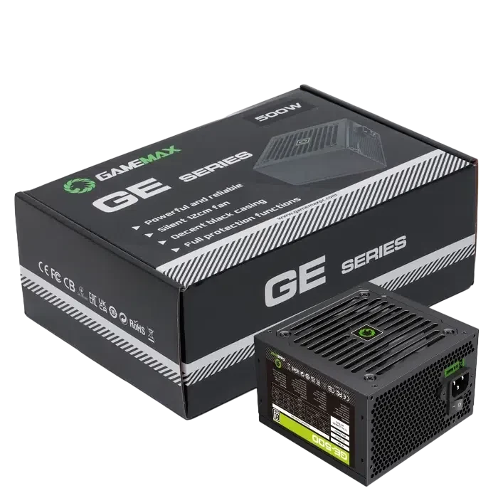 Sursă Alimentare PC Gamemax GE-500, 500 W, Negru 7