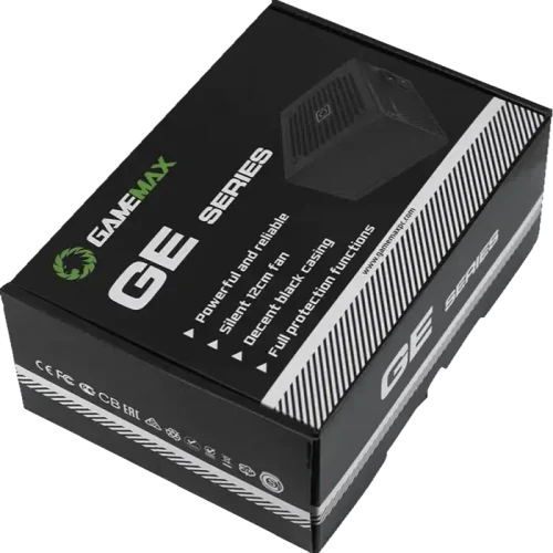 Sursă Alimentare PC Gamemax GE-600, 600 W, Negru