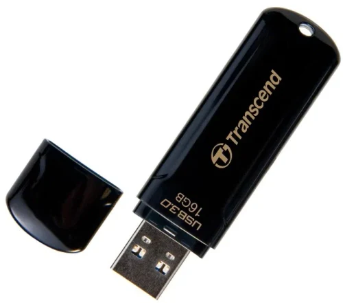 Флеш-накопитель Drive Transcend JetFlash 700, 16 Гб, Black