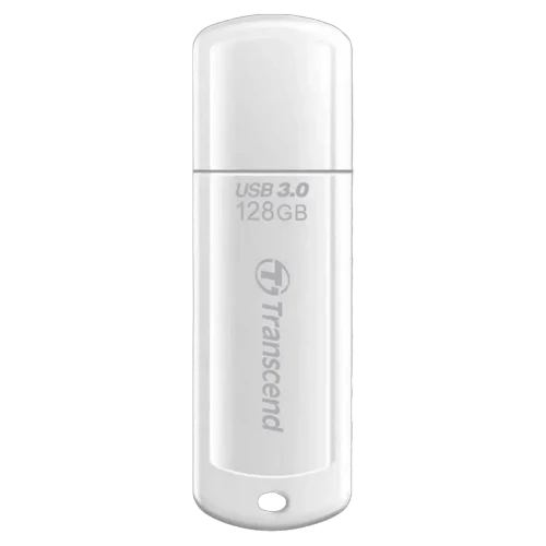 Флеш-накопитель Transcend JetFlash 730, 128 Гб, White