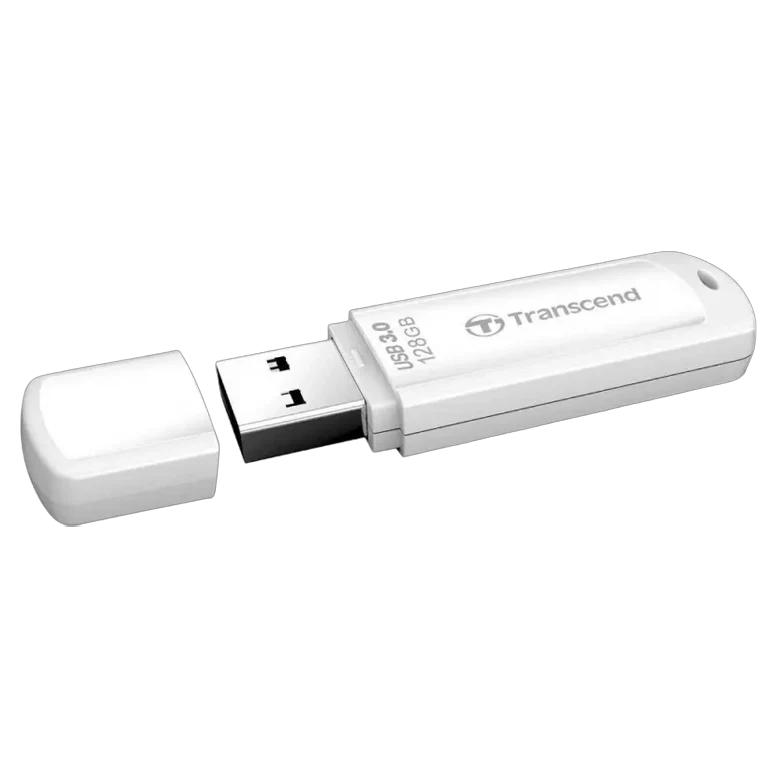 Флеш-накопитель Transcend JetFlash 730, 128 Гб, White 2