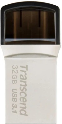USB Flash Drive Transcend JetFlash 890, 32Gb, Silver 2
