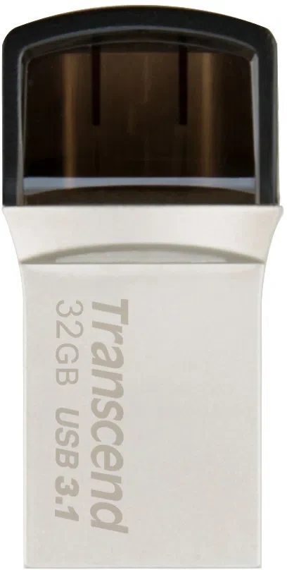 USB Flash Drive Transcend JetFlash 890, 32Gb, Silver 2