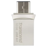 USB Flash Drive Transcend JetFlash 890, 32Gb, Silver