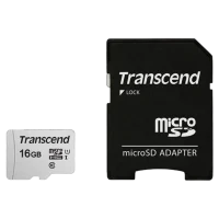 Карта памяти Transcend microSDHC 300S, 16Гб