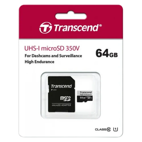 Card de Memorie Transcend MicroSDXC Class 10, 64GB