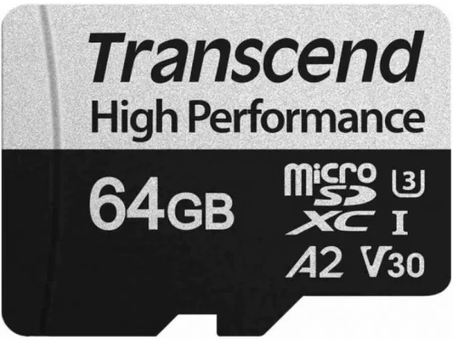 Карта памяти Transcend MicroSD 64GB Class 10 (TS64GUSD330S)