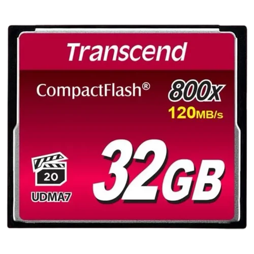Карта памяти Transcend CompactFlash 800, 32 ГБ, Black