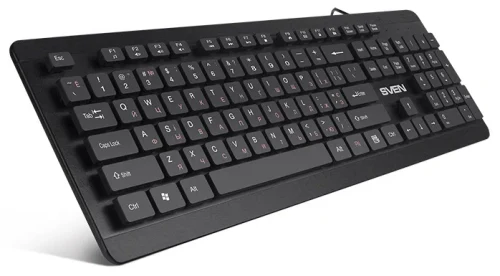 Клавиатура Sven KB-E5700H, Проводная, Черный