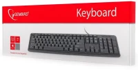 Tastatură Gembird KB-U-103-RU, Cu fir, Negru 2
