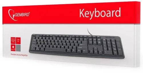 Клавиатура Gembird KB-U-103-RU, Проводная, Черный
