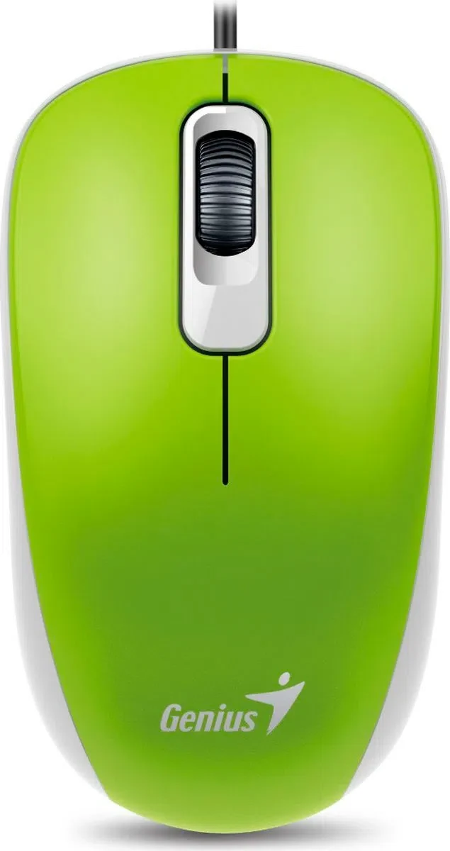 Компьютерная мышь Genius DX-110 Green 3