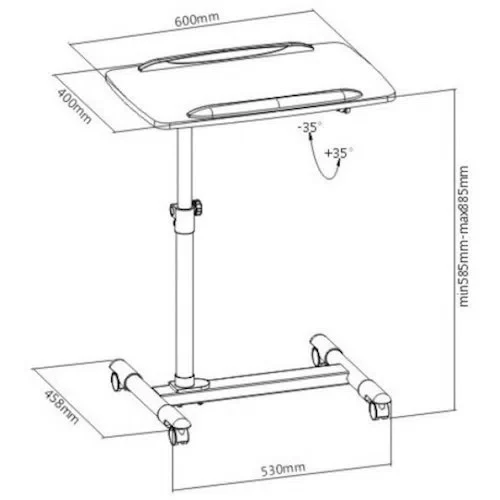 Masă pentru proiector ITECHmount TS-7