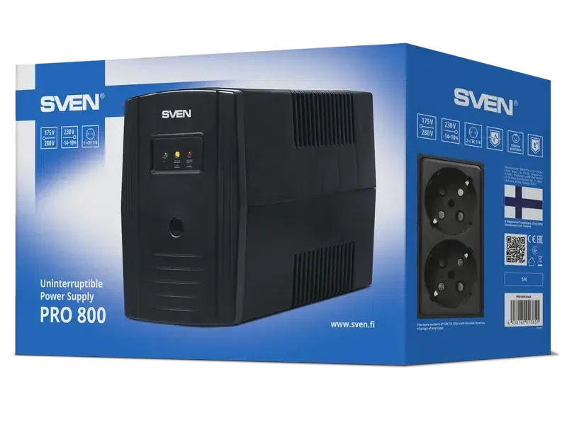 Sursă de alimentare neîntreruptibilă SVEN Pro 800 4