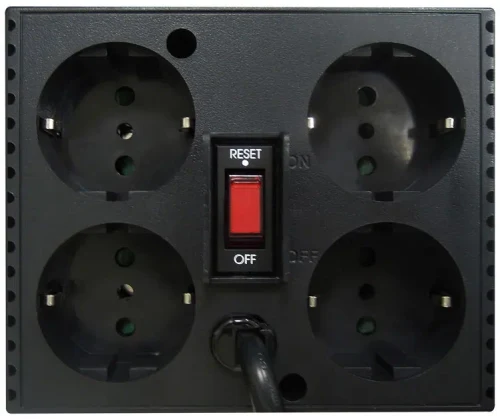 Стабилизатор напряжения PowerCom TCA-1200 Black