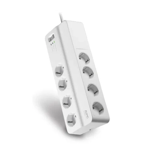 Сетевой фильтр APC Essential SurgeArrest PM8-RS, 8Розеток, 2м, Белый