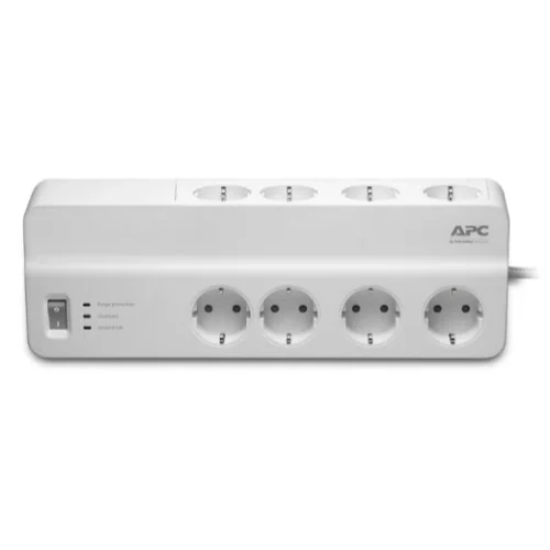 Сетевой фильтр APC Essential SurgeArrest PM8-RS, 8Розеток, 2м, Белый