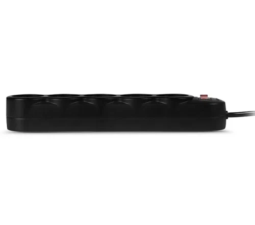 Сетевой фильтр SVEN SF-05L, 5Розеток, 1м, Чёрный