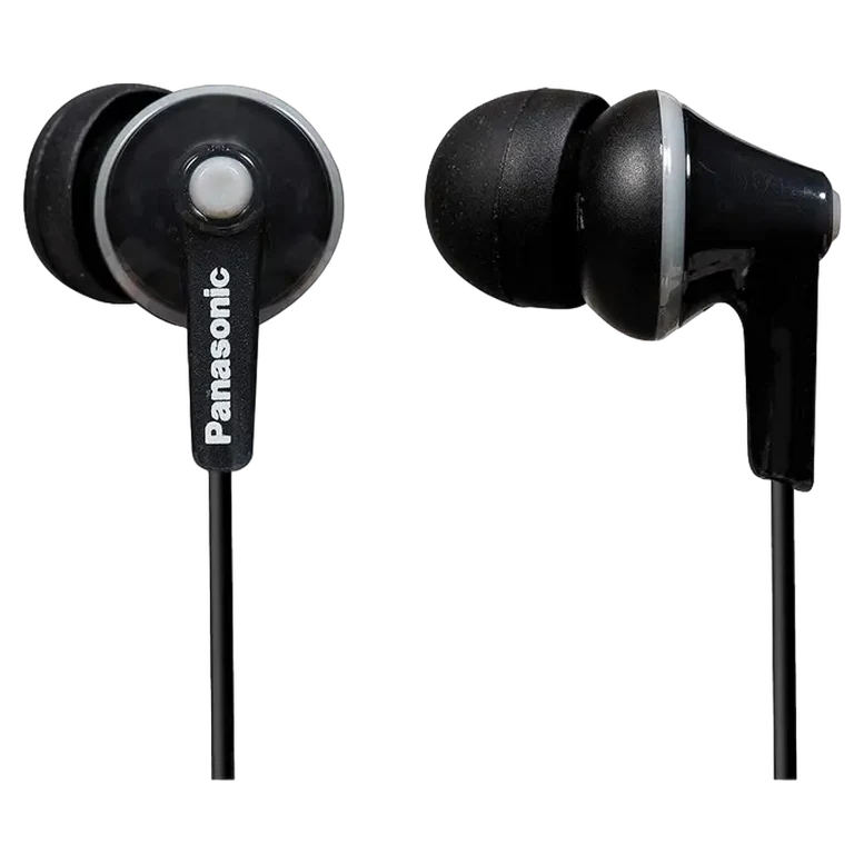 Căști Panasonic RP-HJE125E, Cu fir, Negru 2