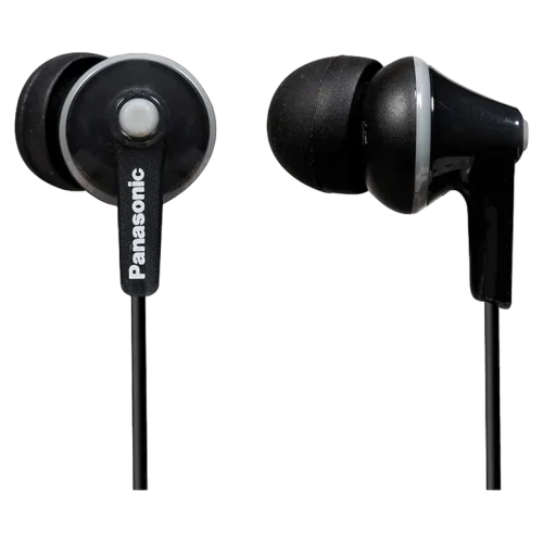 Căști Panasonic RP-HJE125E, Cu fir, Negru
